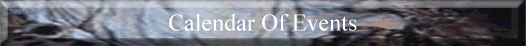 Calendar Of Events